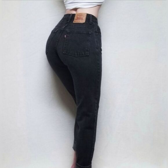 VINTAGE Black Levi's Jeans - Picture 2 of 12